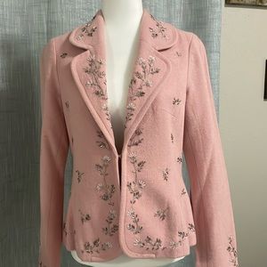 Pink Beaded blazer